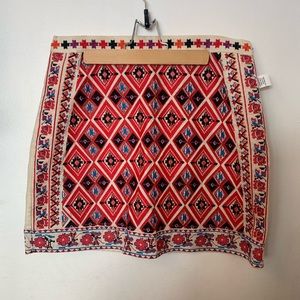 WILD BLEU EMBROIDERED SKIRT